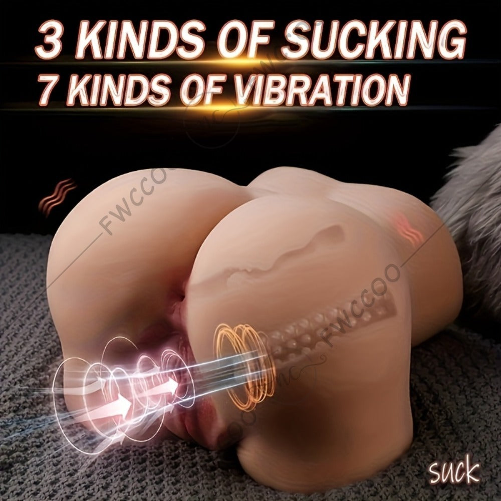 Life-Size Male Masturbator TPE With Realistic Texture And Vibration