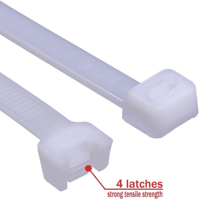Heavy Duty 20 Inch Zip Ties 120 Lb Nylon Utility Ties