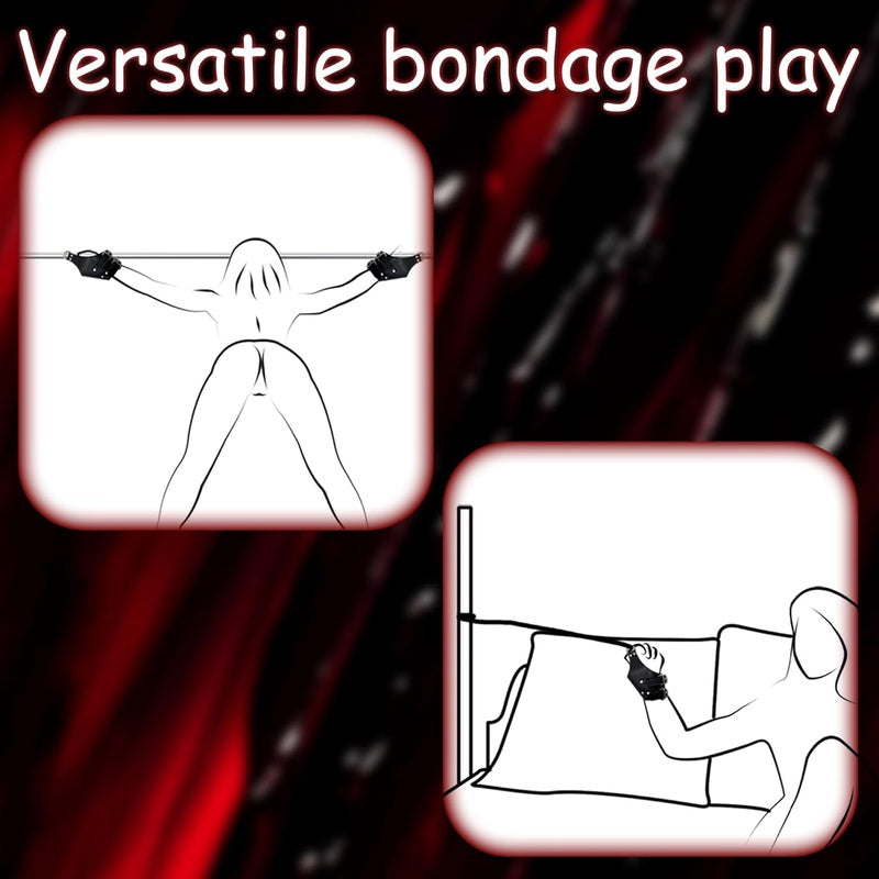 Adjustable Bondage Cuffs for Couples Kink Play BDSM Fetish Gear