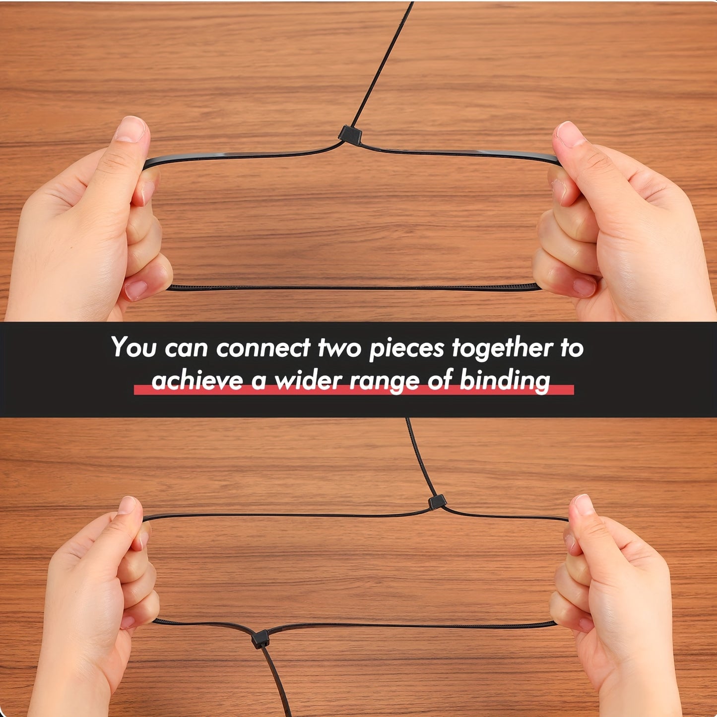 UNITTYPE Heavy Duty Zip Ties 50 Pack Industrial Cable Ties