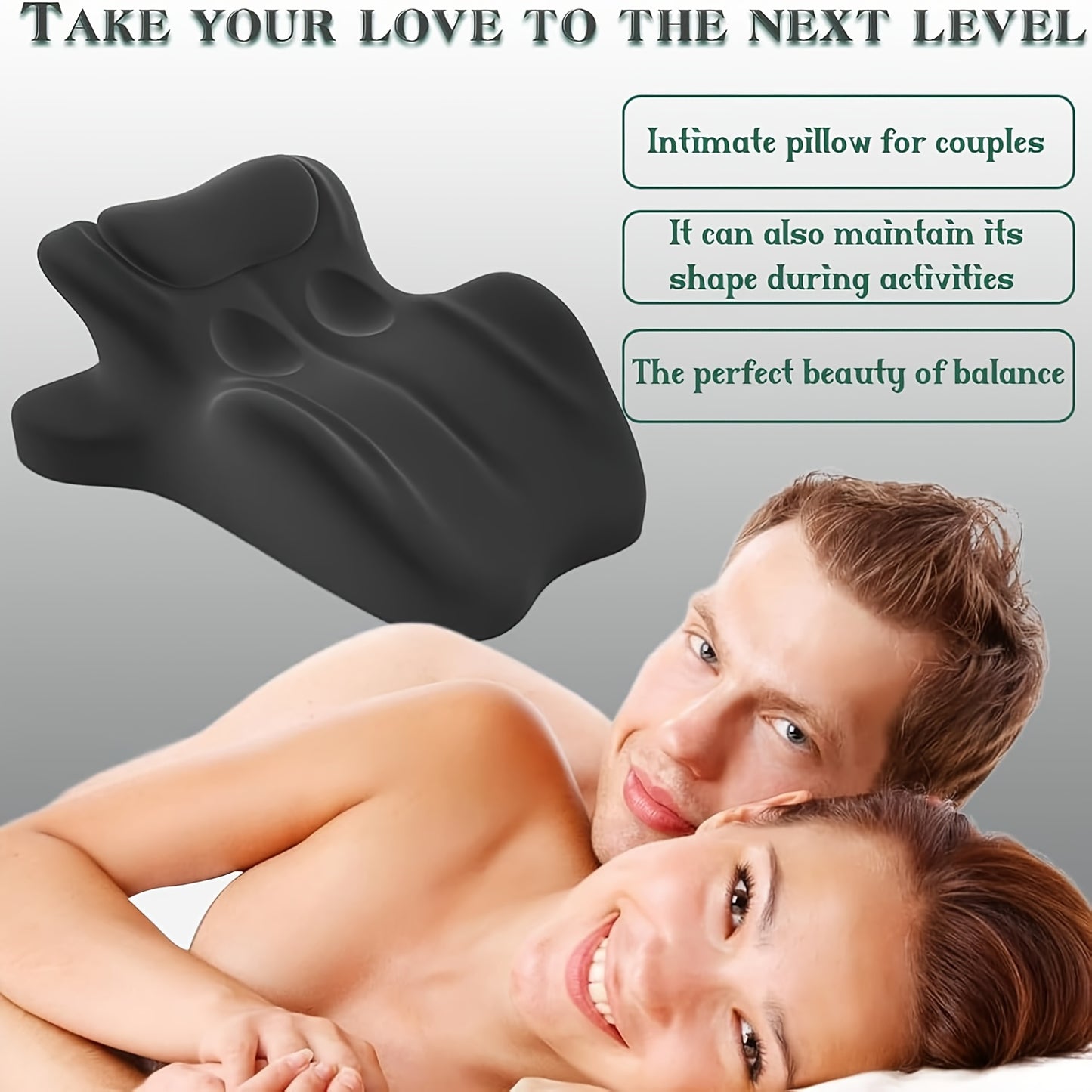 Memory Foam Sex Wedge Pillow For Couples With Anti-slip Base