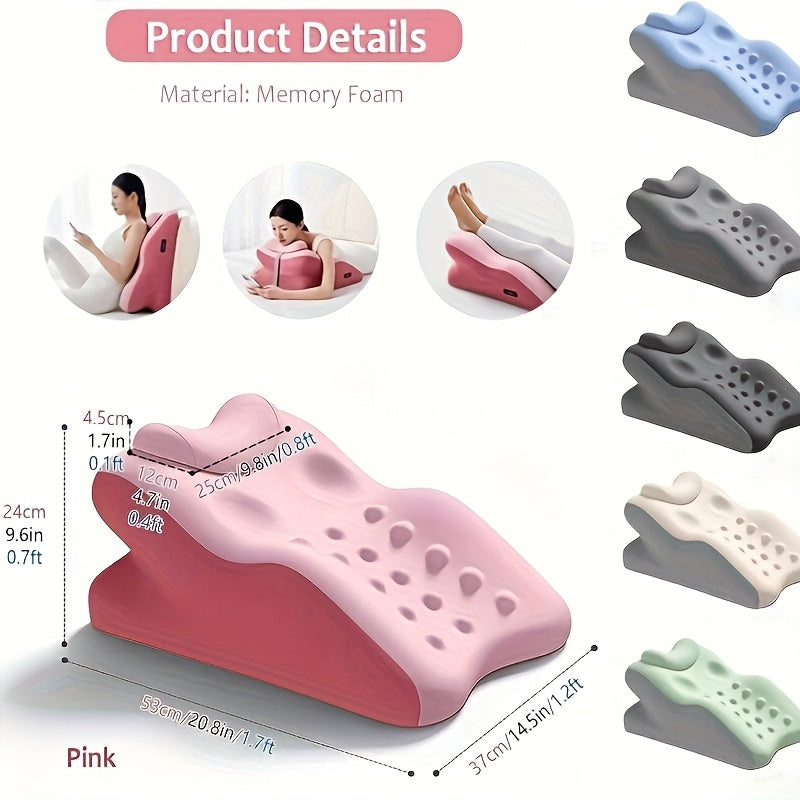 Two Styles Ergonomic Support Pillow for Comfort and Positioning