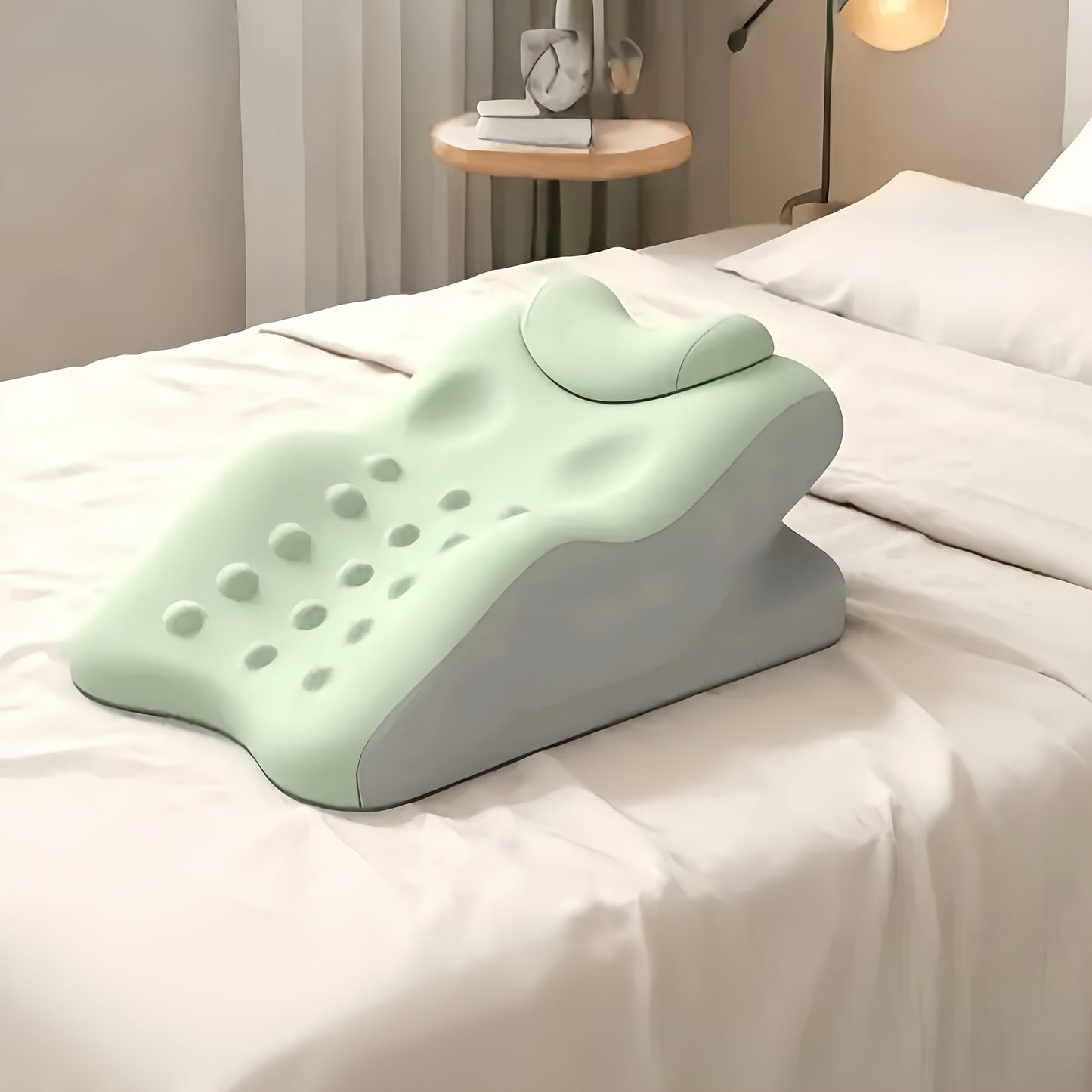 Two Styles Ergonomic Support Pillow for Comfort and Positioning