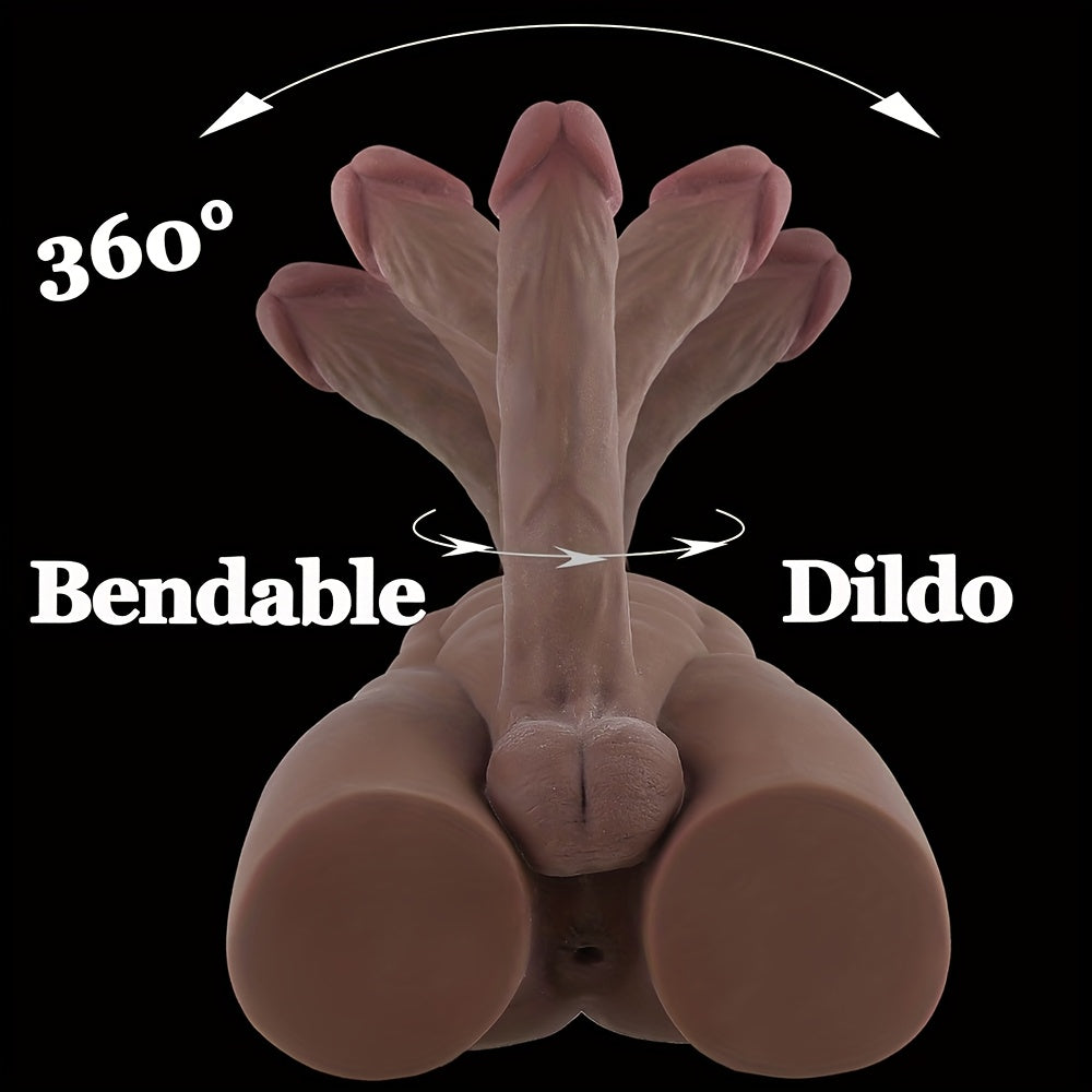 Male Sex Doll Torso With Flexible Dildo For Realistic Masturbation