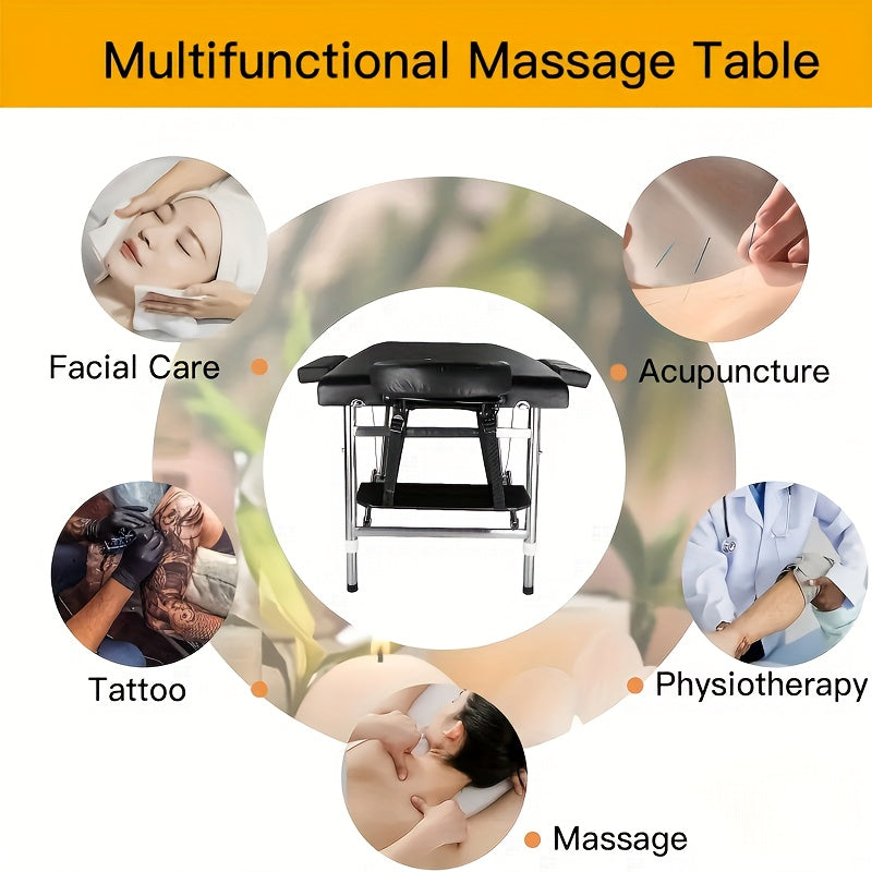 Professional Portable Folding Massage Bed With Cushion And Carrying Bag
