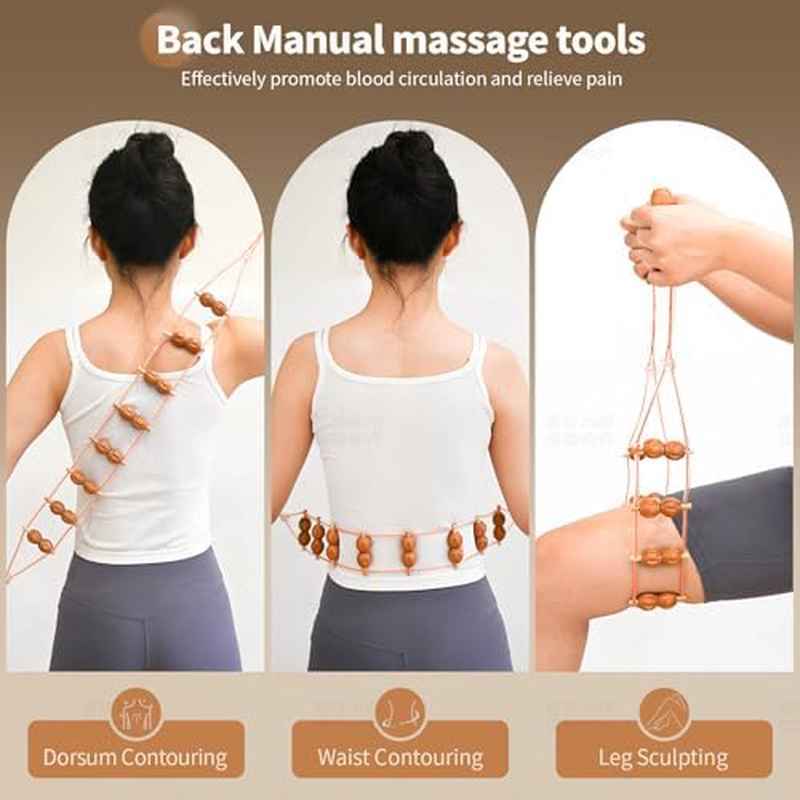 MADEROTERAPY 5 In 1 Massage Tool Set For Lymphatic Drainage