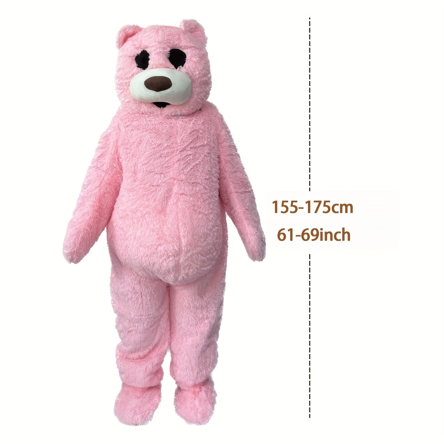 Cute Teddy Bear Adult Costume Dancing Bear Outfit For Halloween