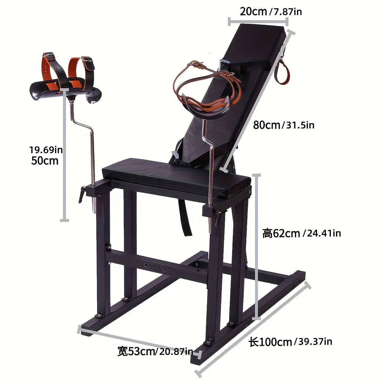 BDSM Sex Chair, Sex Bench, Adjustable Bondage Chair, Sex Furniture For Men & Women, Couples
