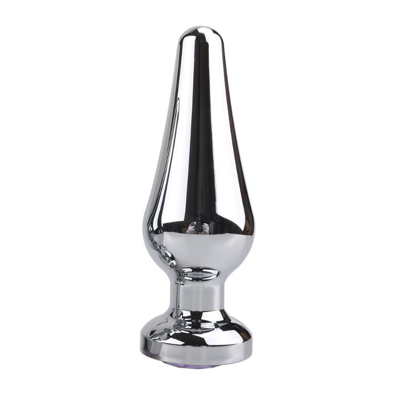 Stainless Steel Anal Plug Heavy Duty Metal Construction Ergonomic Design