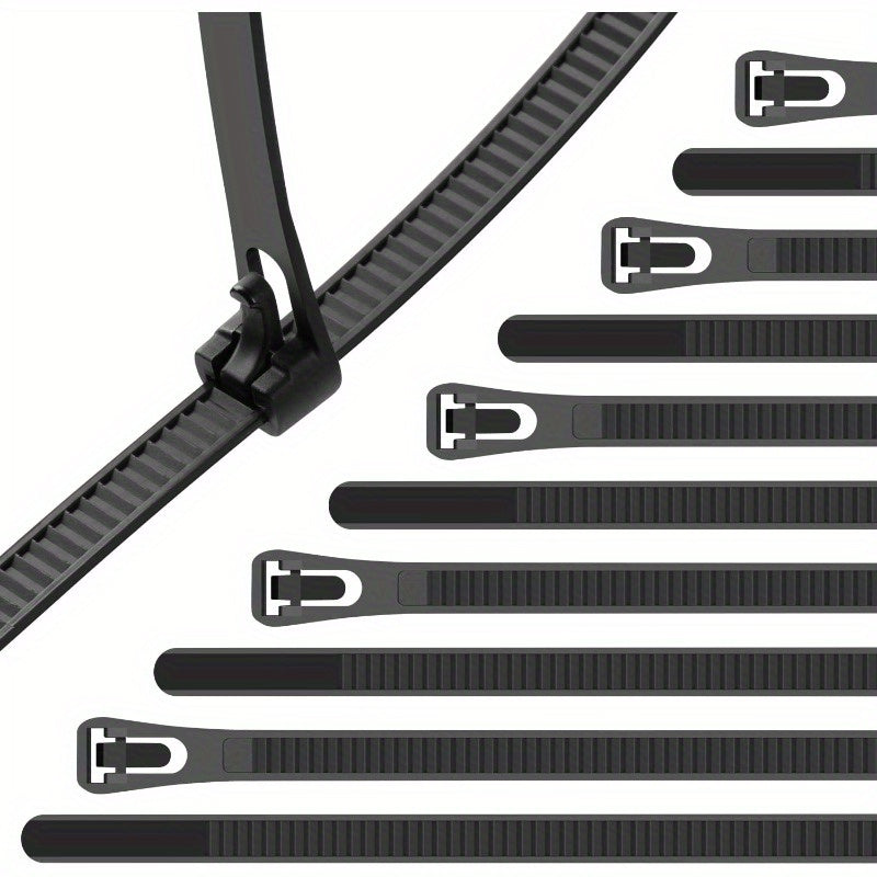 Heavy Duty Reusable Nylon Cable Ties 120 Lb Pack