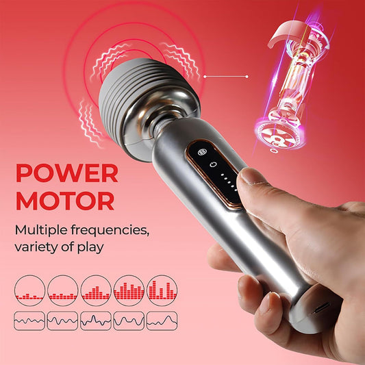 Vibrator With 5 Modes And Heating Handheld Clitoral Massager