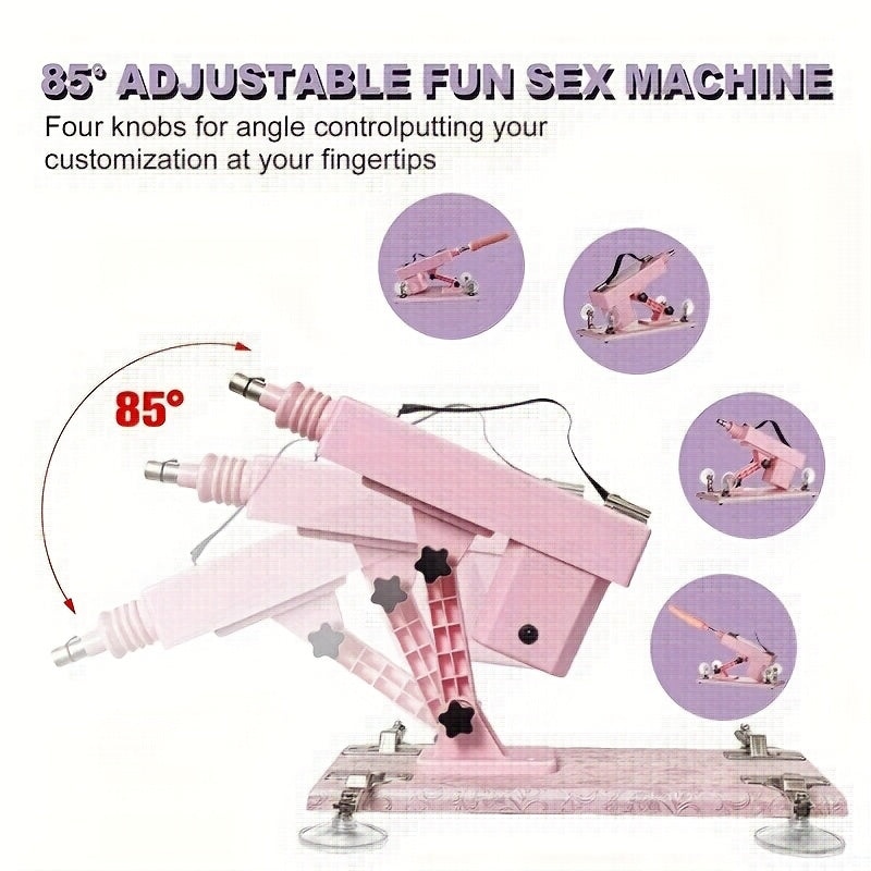 Love Machine Sex Machine With Attachments And Upgraded Handle
