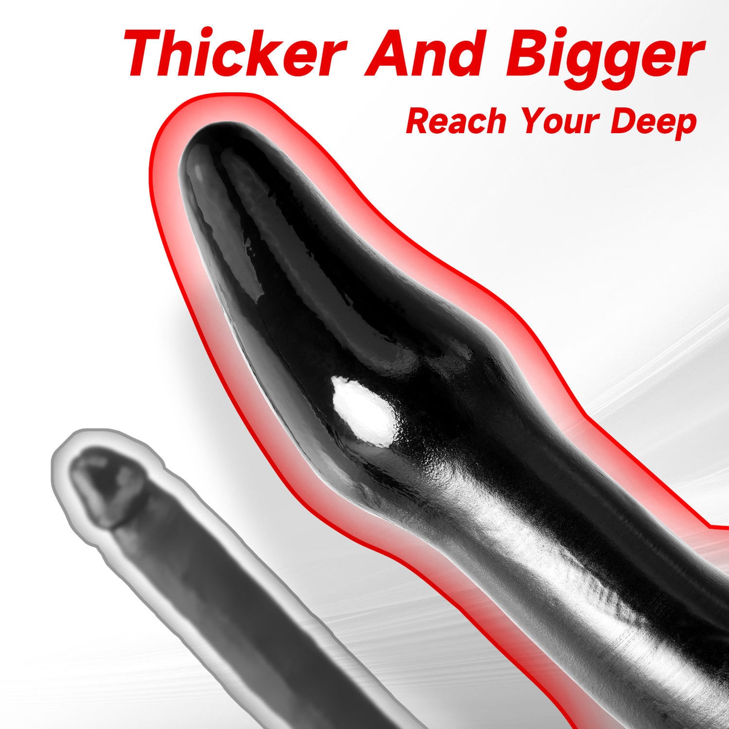 Realistic Silicone Anal Plug and Masturbator for Experienced Users