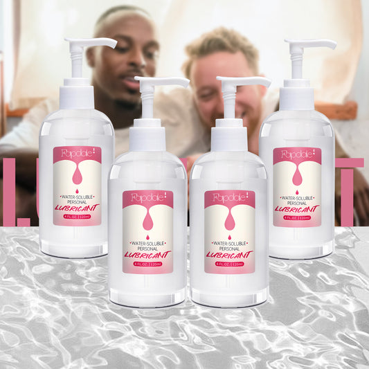 FAPDALE Water Based Lubricant 4 Pack With Pump Head For Couples