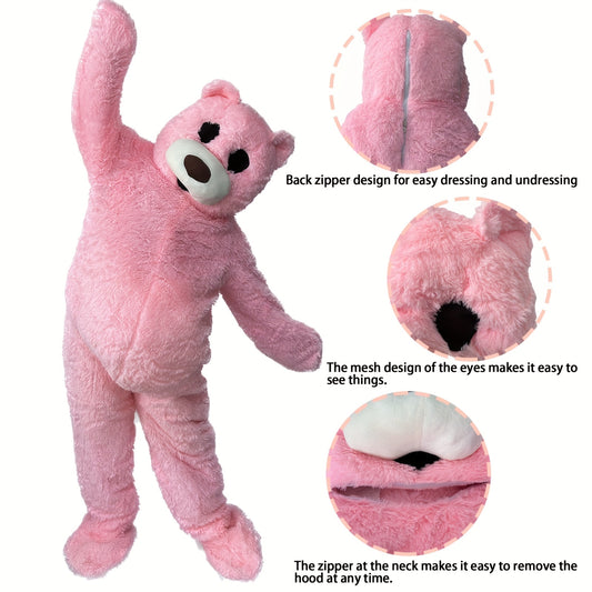 Cute Teddy Bear Adult Costume Dancing Bear Outfit For Halloween