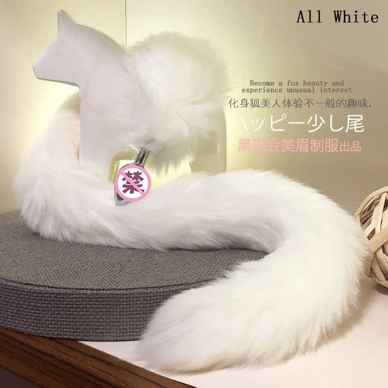 Furry Anal Plugs Set For Women And Men With Tailpiece