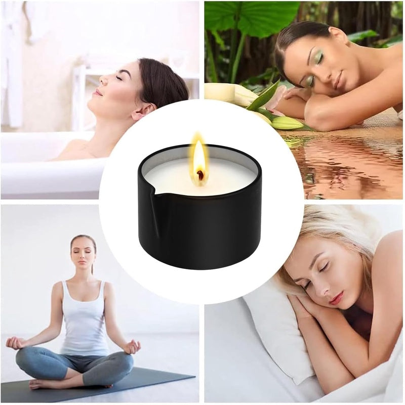 Low Temp Massage Lotion Candle Set Trio With Jojoba Butter