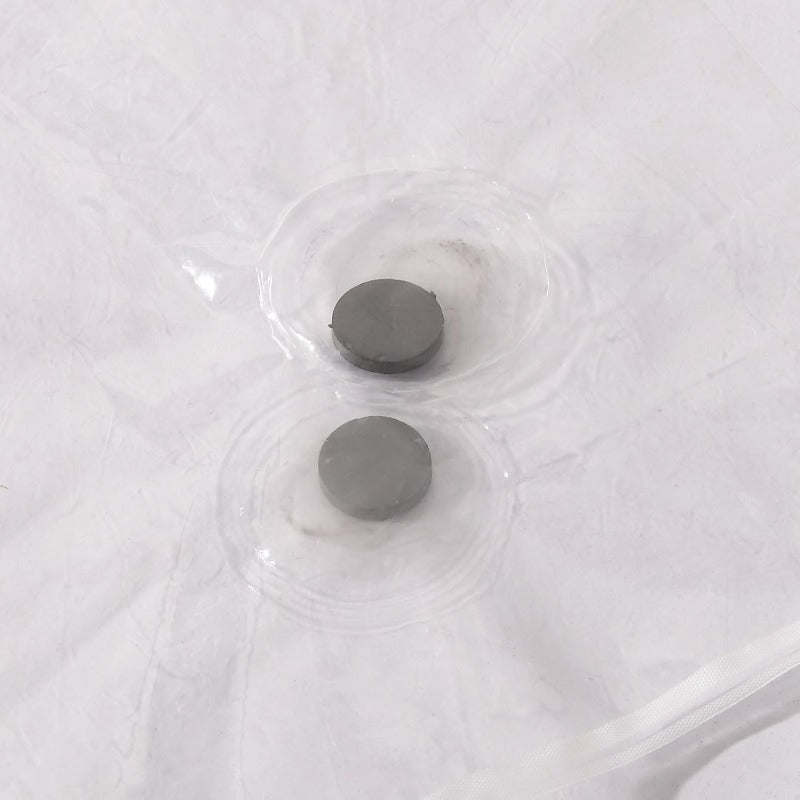Pack Of 2 PEVA 4G Shower Curtain Liners Machine Washable