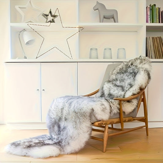 Faux Sheepskin Rug Fluffy Washable Living Room Decor