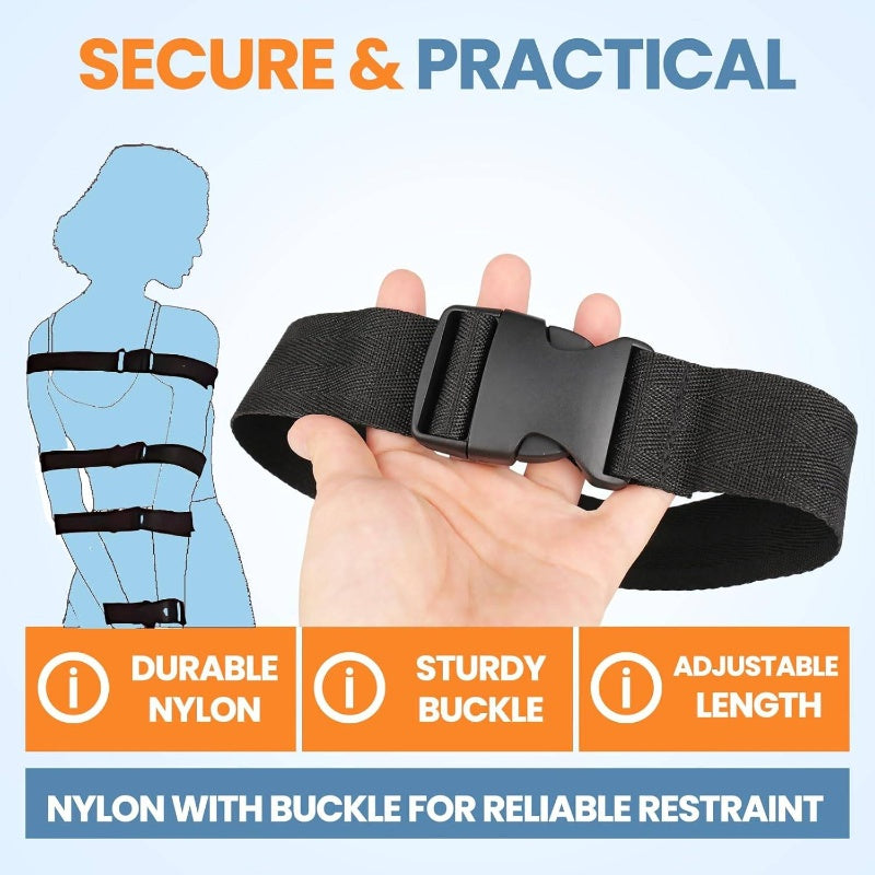 7pcs Set Straps, Strong Nylon Rope Couples, SM Flirt Women Men Extreme Love, Restraints Bundle Bedroom, Widen to 1.5 inches Better Comfort, Bedroom Restraints Set, Adjustable Straps, Secure Fastening, Highquality Material, St