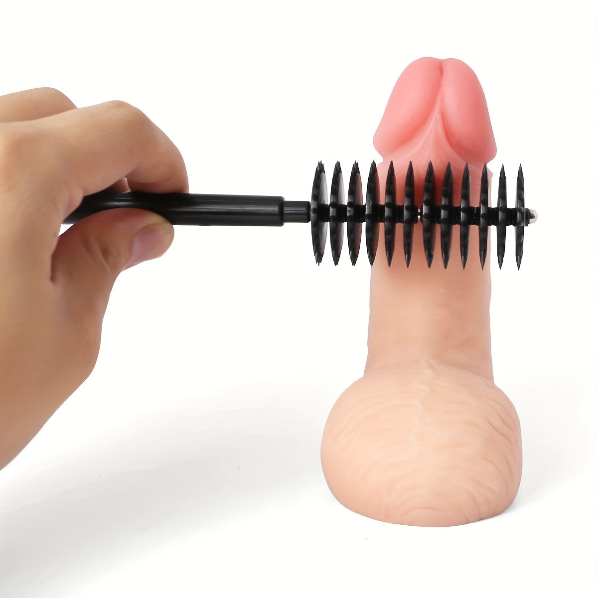 Silicone Spiked Wheel Massage Toy For Foreplay And Teasing