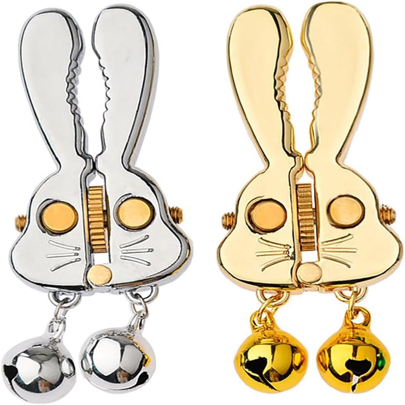 Stainless Steel Nipple Clip Set With Adjustable Clamps For Adults