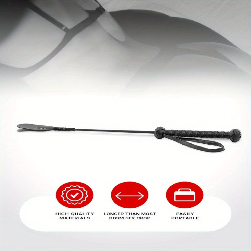 Versatile BDSM Paddle and Whip for Gentle to Intense Play