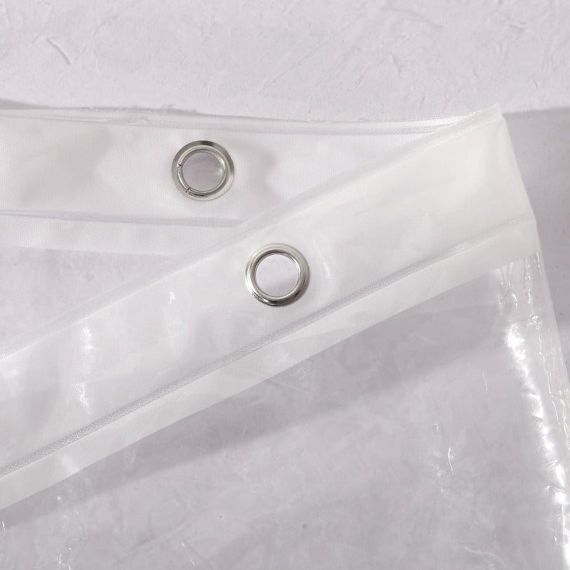 Pack Of 2 PEVA 4G Shower Curtain Liners Machine Washable