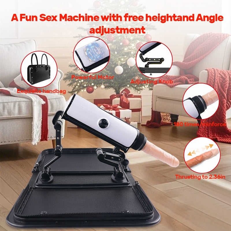 Limited Edition Holiday Vibrating Dildo With Adjustable Angle Plug