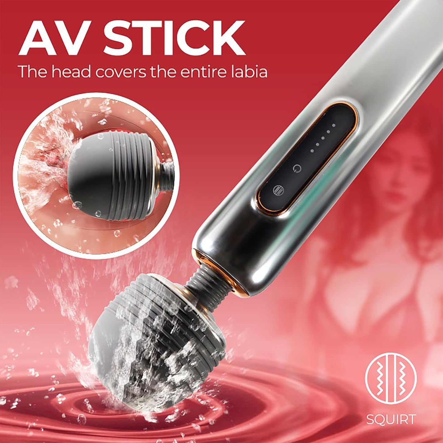 Vibrator With 5 Modes And Heating Handheld Clitoral Massager