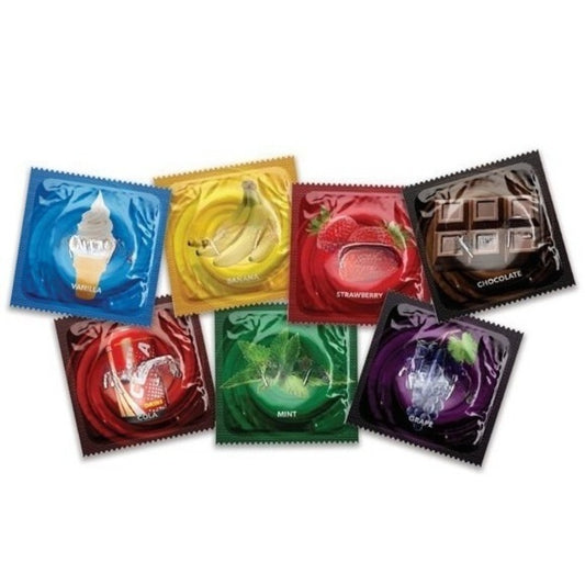 Silicone 36Pcs Flavors Variety Set for Comfortable Intimate Moments