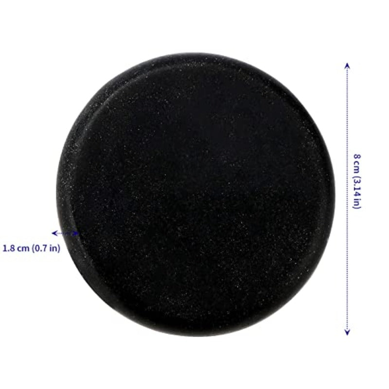 Natural Basalt Massage Stones 22 Pack For Home Spa Relaxation