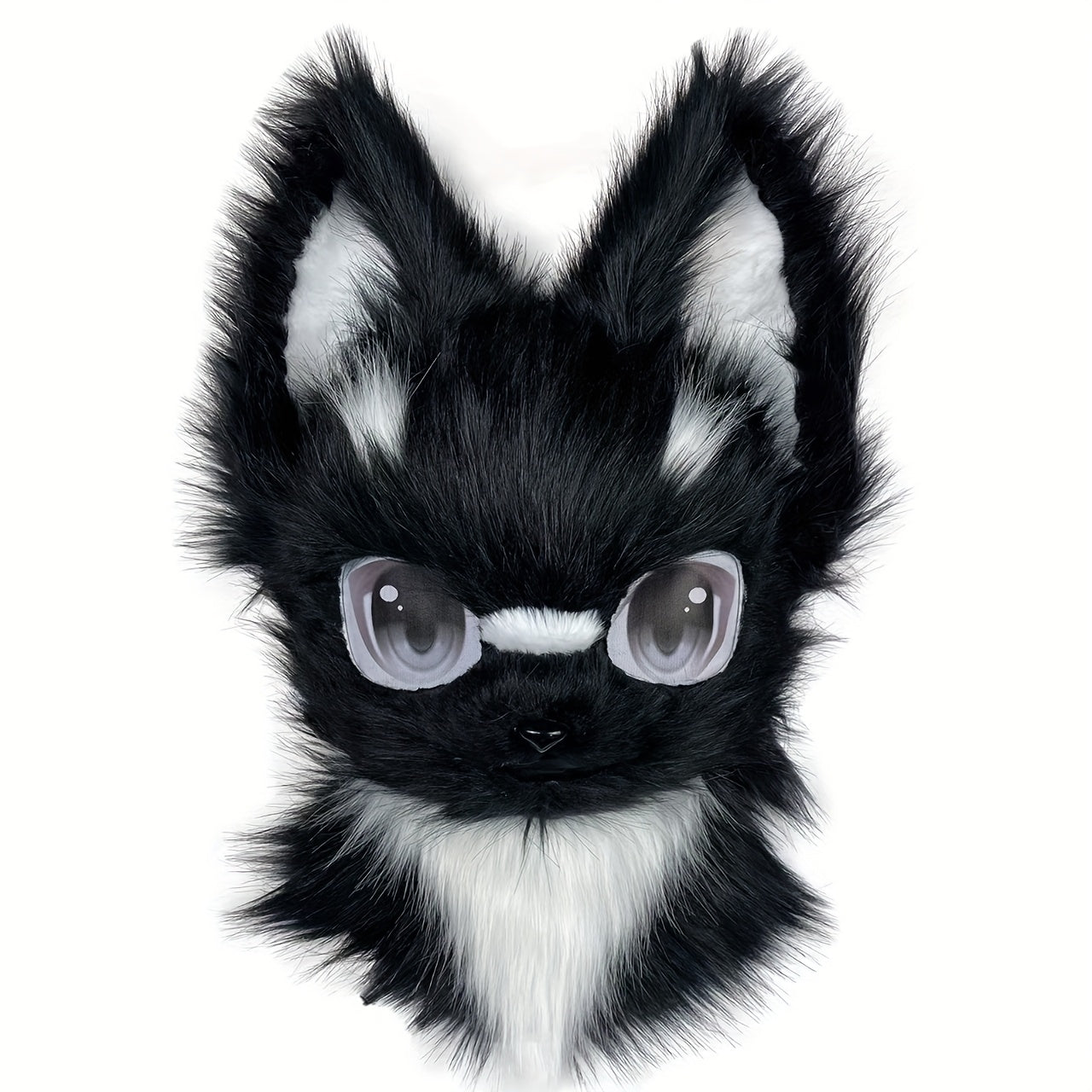Furry Cat Head Mask Fursuit For Halloween Cosplay Costume Prop
