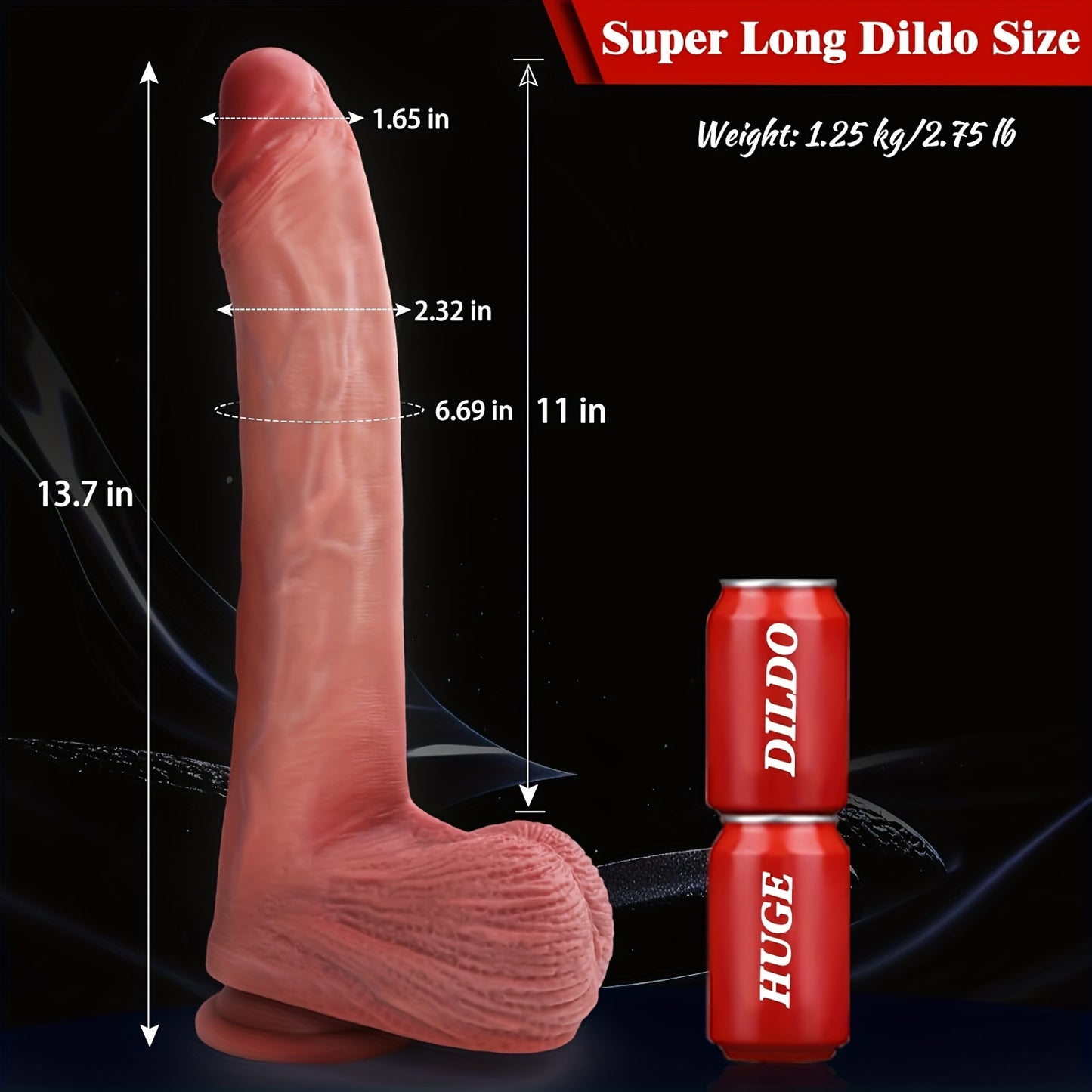 MOONUO Realistic Silicone Dildo With Suction Cup And G Spot