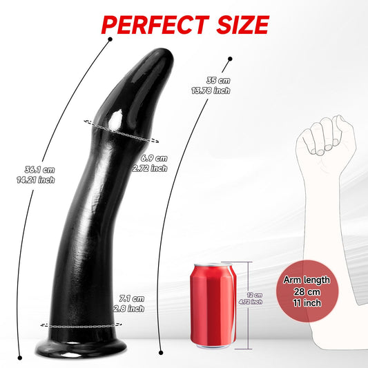 Realistic Silicone Anal Plug and Masturbator for Experienced Users