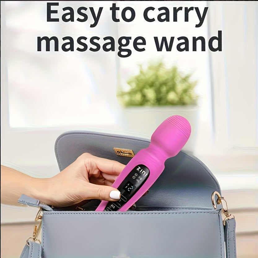 Quiet Massager 12 Speed Cordless Wand Massager USB Magnetic Charger