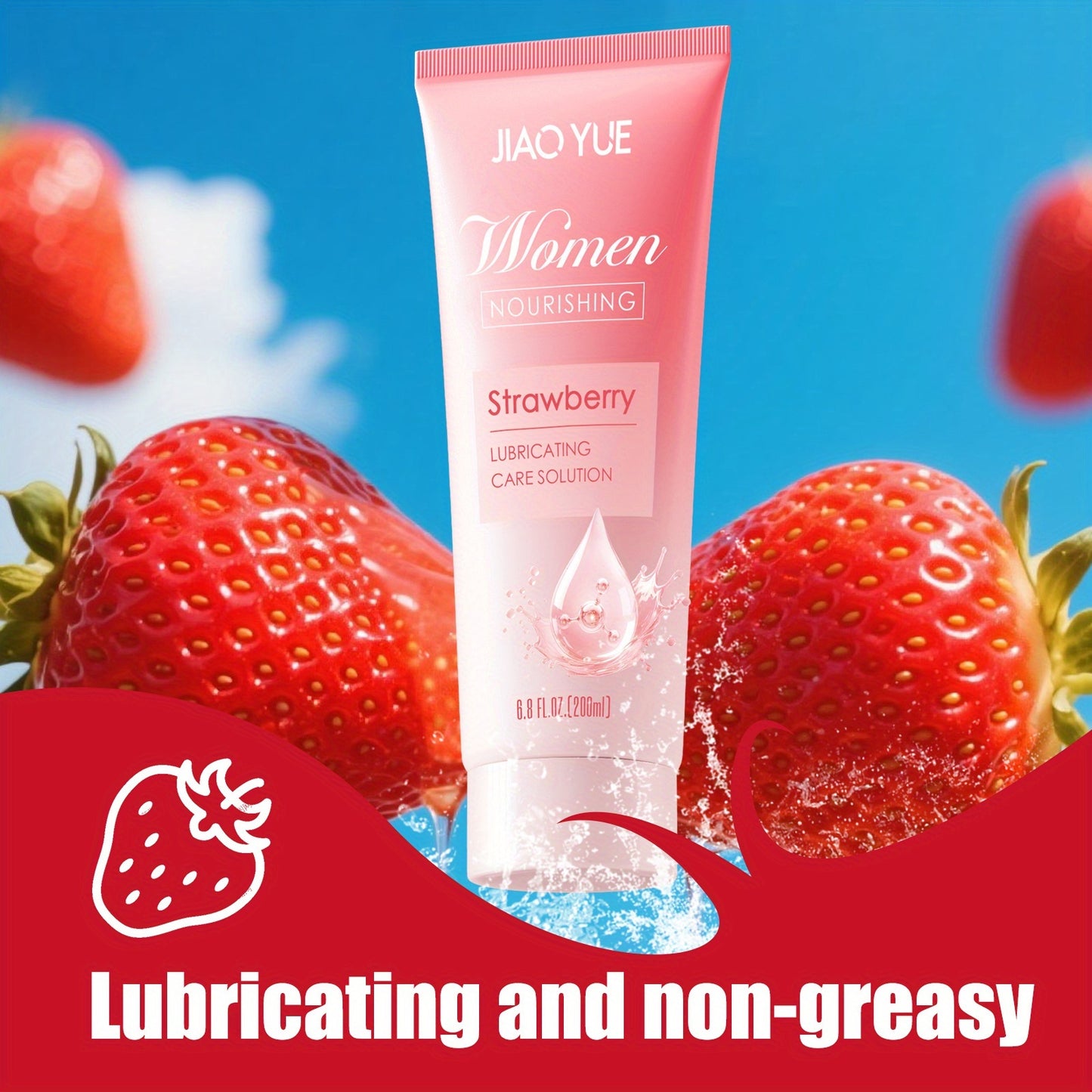 JIAOYUE Water Based Lubricant Hypoallergenic Fragrance Free For Couples