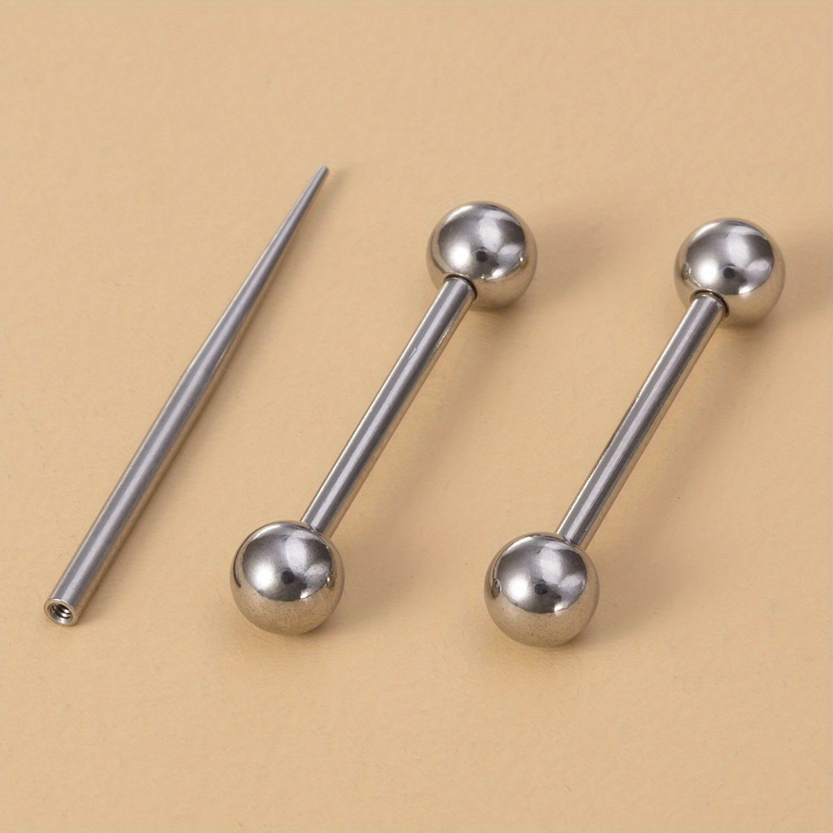 Painless Stainless Steel Piercing Set For Beginners Navel Tongue Lip