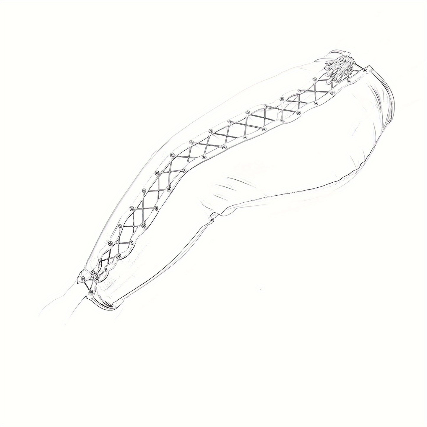 BDSM Bondage Mummy Costume Restraint Kit With Lace Up Detail