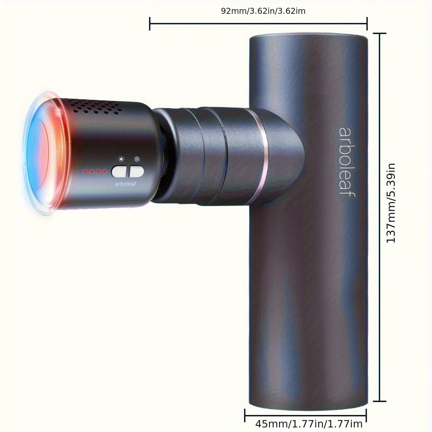 ARBOLEAF Premium Mini Massage Gun With Attachments Heating And Cooling