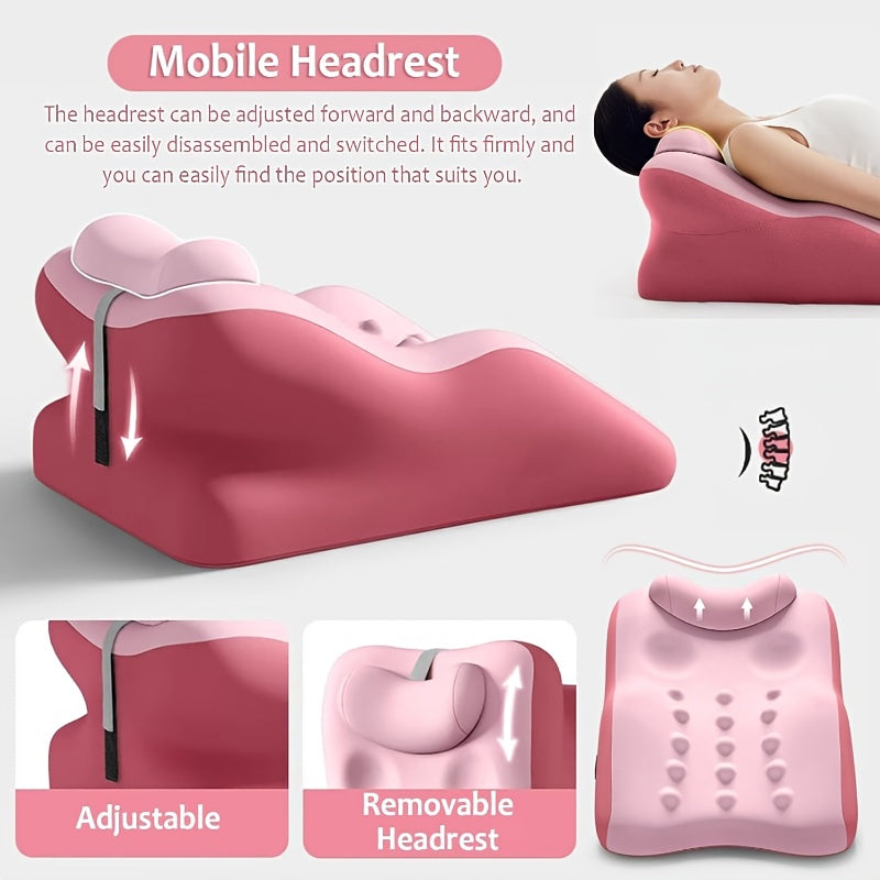 Two Styles Ergonomic Support Pillow for Comfort and Positioning