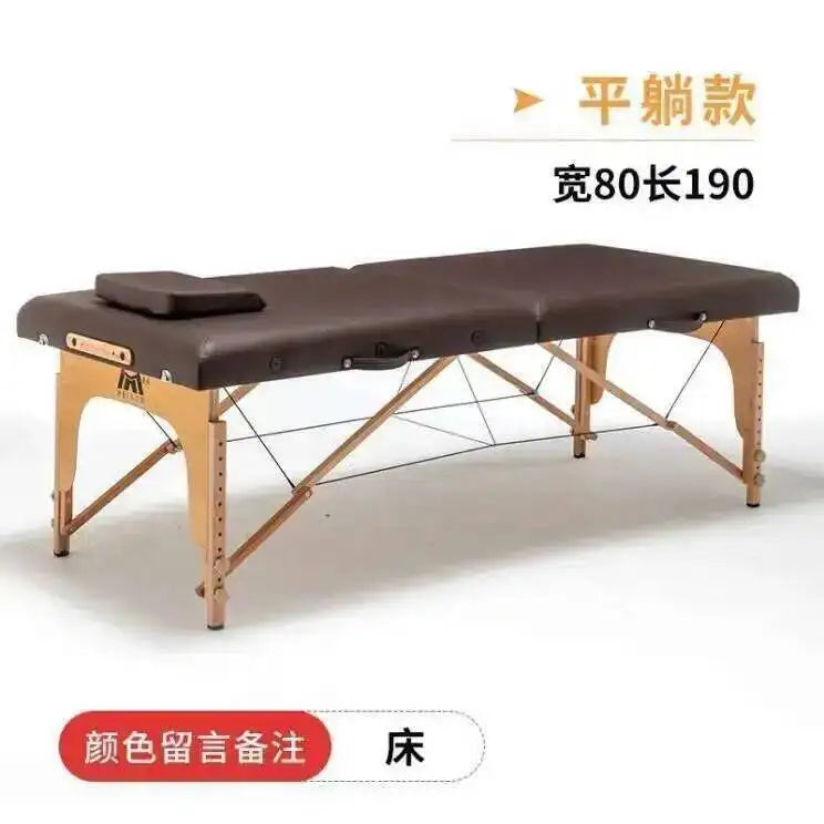 Wooden Folding Portable Massage Table Lash Tattoo Knead Massage Bed Physiotherapy Adjust Camilla Masaje Beauty Furniture KMMT