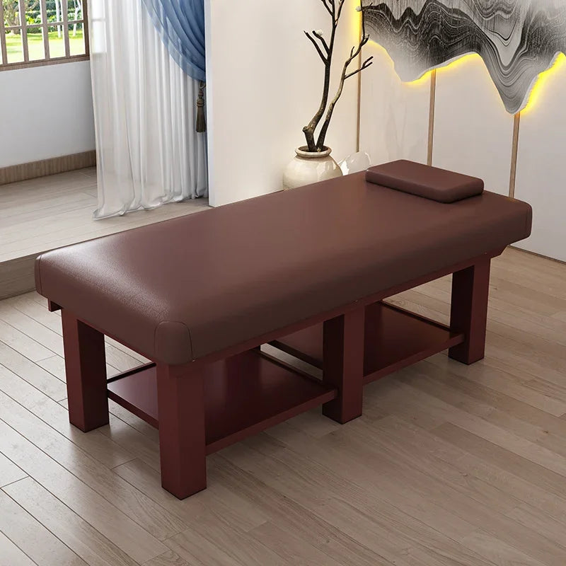 Nordic Ear Picking and Moxibustion Massage Tables Beauty Salon Designer Massage Tables Solid Wood Furniture Cama De Masaje HBMT