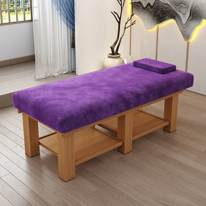 Nordic Ear Picking and Moxibustion Massage Tables Beauty Salon Designer Massage Tables Solid Wood Furniture Cama De Masaje HBMT