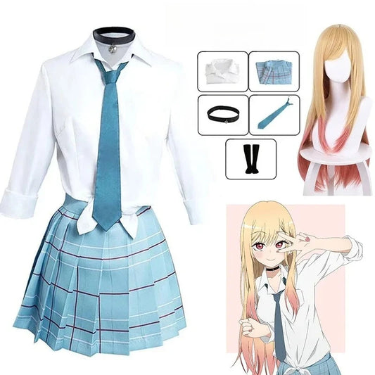Kitagawa Marin Cosplay Anime My Sweet Dress up Darling Kitagawa Marin Cosplay Costume Dresses Uniform Bocchi Costume Girls