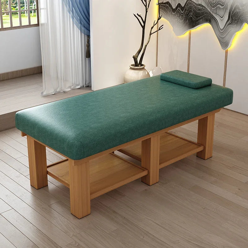 Nordic Ear Picking and Moxibustion Massage Tables Beauty Salon Designer Massage Tables Solid Wood Furniture Cama De Masaje HBMT
