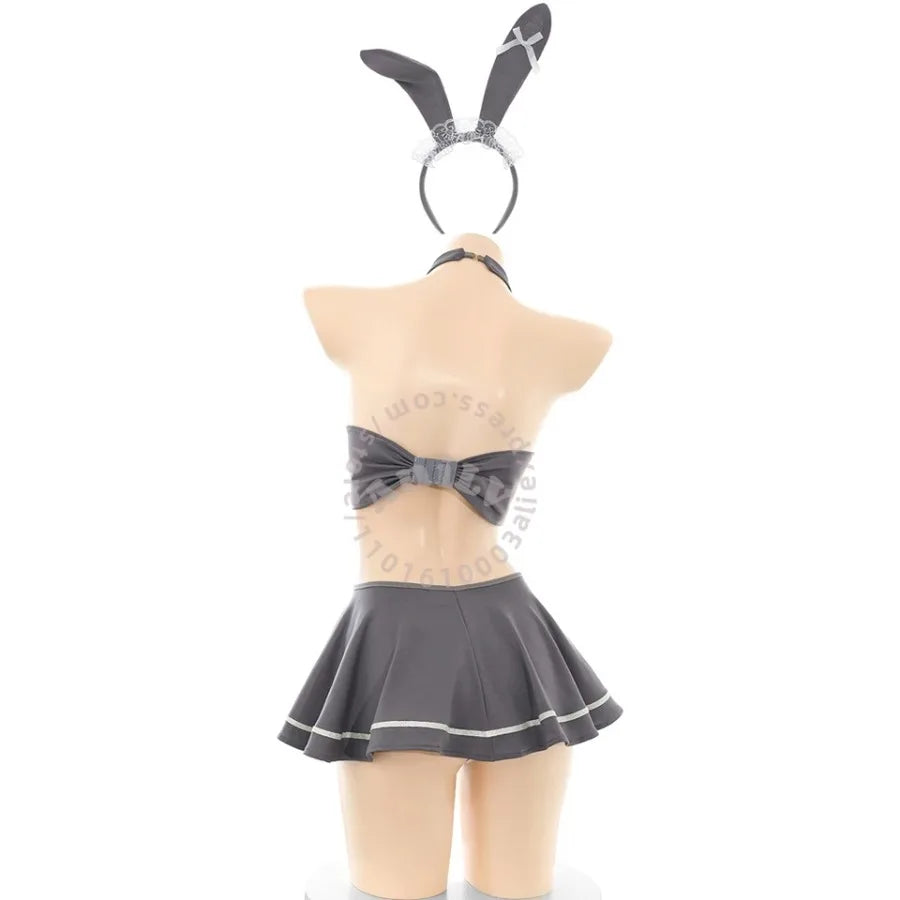 AniLV Japanese Anime Student Dress School Cheerleader Bunny Girl Uniform Outfit Cosplay Costumes