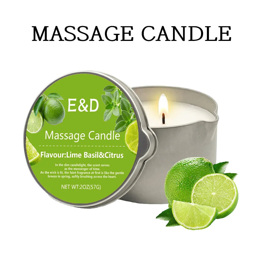 1pc Rose scented Home Body Oil aromatherapy Candle,Massage Oil Candle /2oz Massage Oil Candle forPure Relaxation and Home SPA