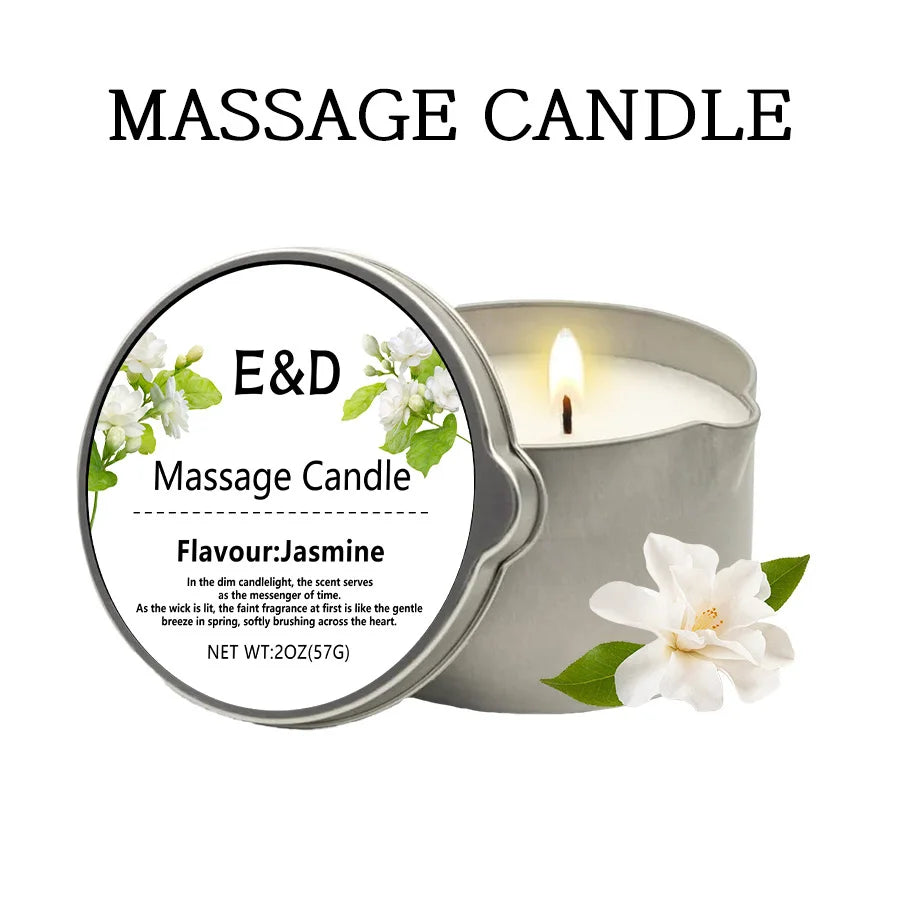 1pc Rose scented Home Body Oil aromatherapy Candle,Massage Oil Candle /2oz Massage Oil Candle forPure Relaxation and Home SPA