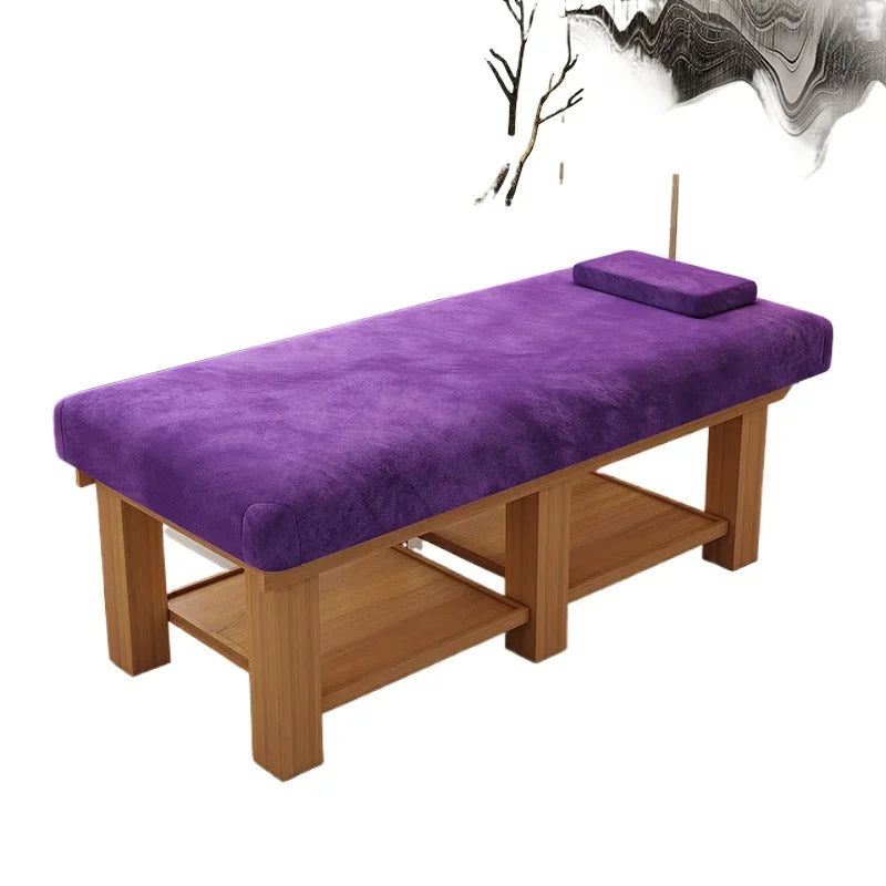 Nordic Ear Picking and Moxibustion Massage Tables Beauty Salon Designer Massage Tables Solid Wood Furniture Cama De Masaje HBMT